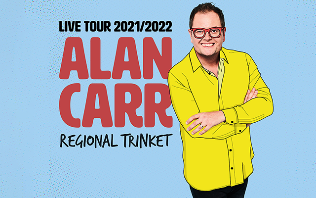 Ticket Giveaway - Alan Carr - Regional Trinket